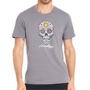 Hurley Gray Graphic Men's T-Shirt
